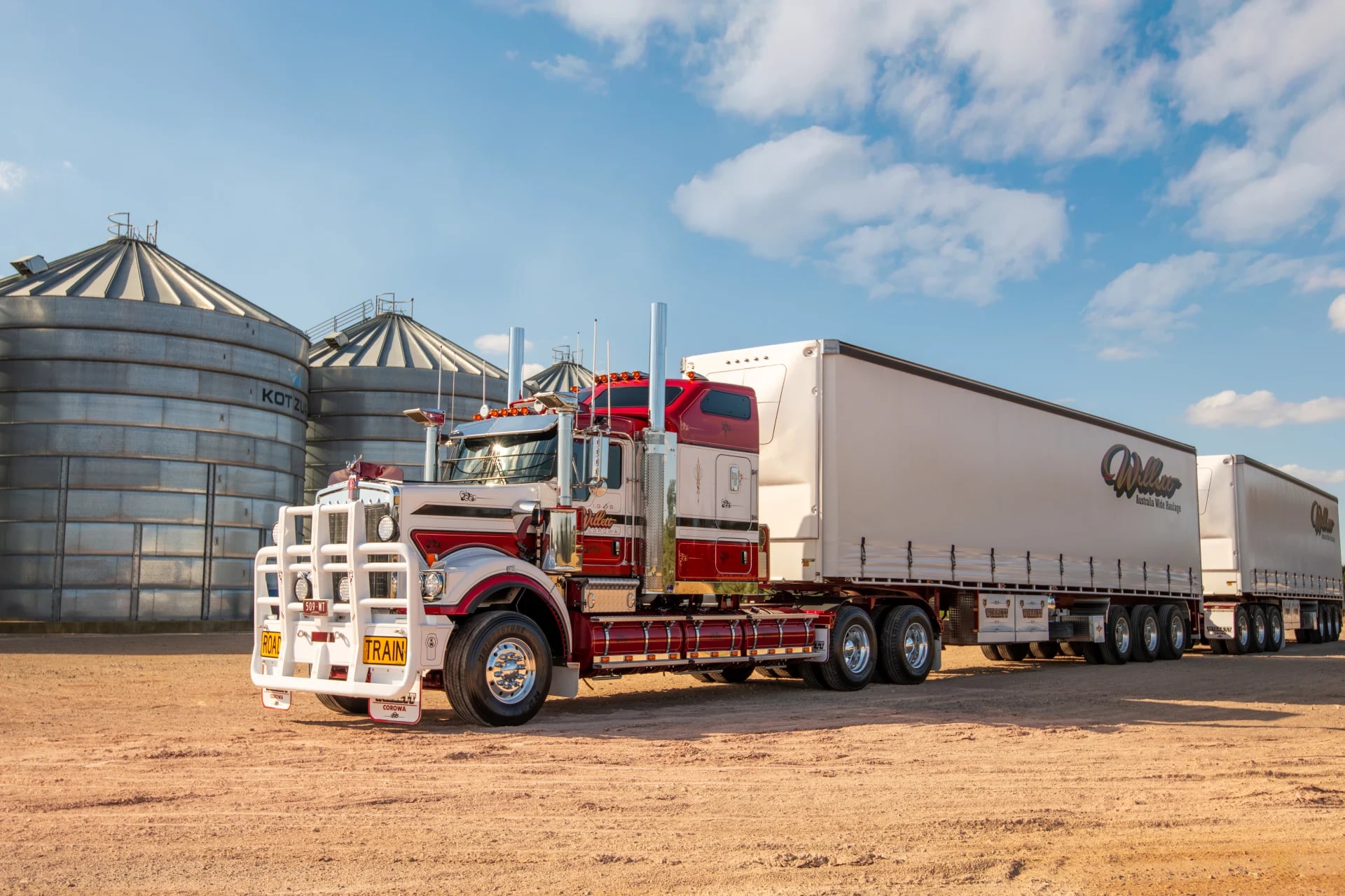 Trucking and logistics background